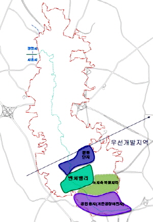  광명시흥지구 우선해제취락 현황. ⓒ 국토교통부