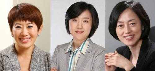  이수경 한국 P&G 대표(사진 좌측), 황진선 코웨이 전무(사진 가운데), 심수옥 삼성전자 부사장(사진 우측).ⓒ 각사