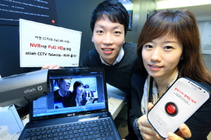  KT가 출시한 '올레 CCTV 텔레캅-NVR'은 지능형 영상감시가 가능하고, 안전하게 영상을 녹화&middot;저장할 수 있다. ⓒ KT
