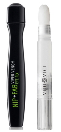 스킨알엑스 닙앤팹 바이퍼 베놈 아이픽스(사진 좌), 비디비치 스팟 엑스폴리에이터 (사진 우). ⓒ 각사