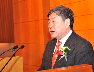  신년사를 하고 있는 김준기 동부그룹 회장. ⓒ 동부