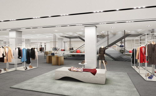  갤러리아백화점 내부 전경. ⓒ 갤러리아백화점