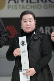 코베아 강혜근 회장은 가스히터‘기가썬’으로 이스포박람회(ISPO MUNICH 2014) 골드위너상을 수상했다. © 코베아