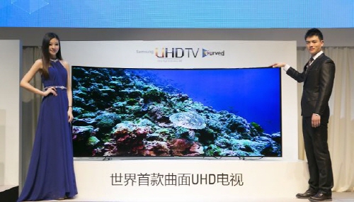  삼성전자가 커브드 UHD TV 를 통해 중국시장을 본격적으로 공략한다. ⓒ 삼성전자