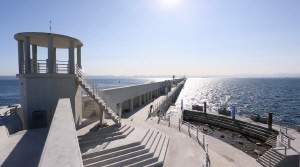  SK건설이 2012년 12월 준공한 포항 영일만항 북방파제가 3일 대한토목학회 지정 '올해의 토목구조물'로 선정됐다. ⓒ SK건설