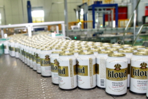  롯데주류 충주공장 클라우드 캔 생산라인. ⓒ 롯데주류