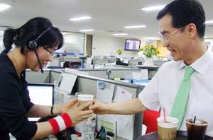  윌앤비전은 지난해 건강보험공단 전국 11개 센터 중 응대율 1위, 친절도 2위, 만족도 3위를 달성했다. ⓒ 윌앤비전