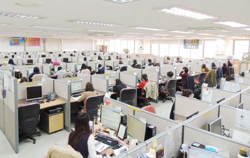  한국고용정보는 효율적인 경영시스템으로 고객만족과 생산성 증대라는 목표를 달성하고 있다.  ⓒ 한국고용정보