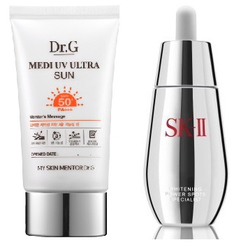  닥터지 메디 유브이 울트라 선 SPF50+ PA+++(사진 좌),