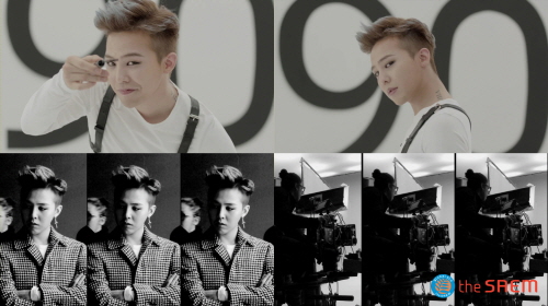  더샘 지드래곤 CF 메이킹 영상 캡쳐. ⓒ 더샘