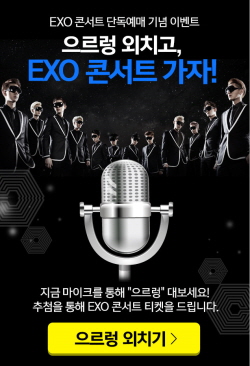 G마켓 엑소 콘서트. ⓒ G마켓