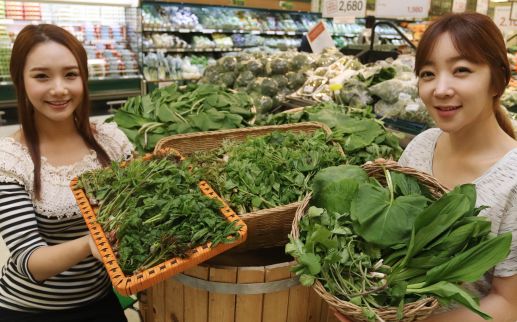  이마트가 오는 30일까지 이 시기에만 맛볼 수 있는 햇순과 봄나물을 판매한다. ⓒ 이마트