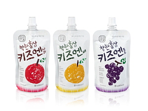  국내산6년근 홍삼과 과일로 맛을 낸 어린이 건강음료 '키즈엔' ⓒ 농협홍삼