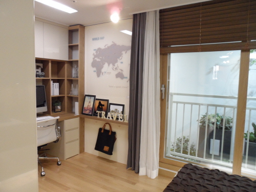  학습공간을 강화한 설계 디자인이 눈길을 사로잡는다. = 박지영 기자