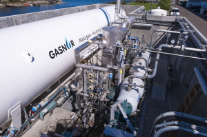  대우조선해양이 독자 개발한 고압 천연가스 연료 공급 장치. Ⓒ 대우조선해양