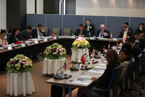  코리안리는 보험산업 발전을 위해 전세계 13개국 19개사의 재보험 전문가를 초청해 세미나를 개최했다. ⓒ코리안리