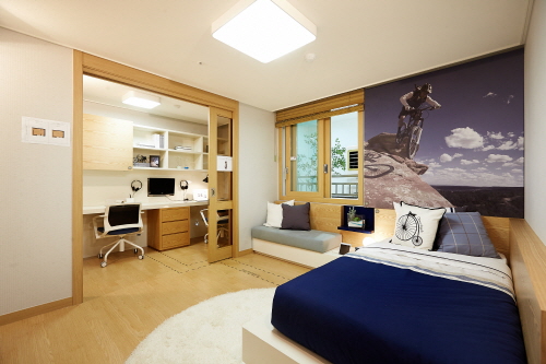  미사강변도시 더샵 리버포레 전용면적 98㎡ A타입 룸인룸 알파룸. ⓒ 포스코건설