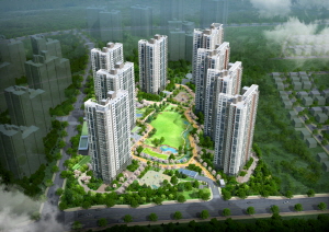  미사강변도시 더샵 리버포레 조감도. ⓒ 포스코건설