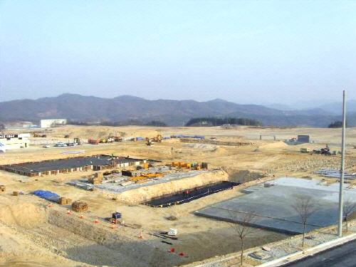  충주기업도시 조성 당시 현장모습. ⓒ 리얼투데이