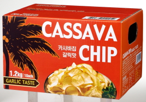  롯데마트 빅마켓 카사바칩 갈릭맛. ⓒ 롯데마트