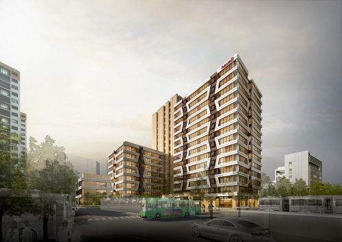  '은둔형 기업' 대보건설이 문래동 지식산업센터 하우스디비즈 분양을 시작으로 민간사업에 본격 뛰어들었다. 사진은 하우스디비즈 주경 투시도. ⓒ 대보건설