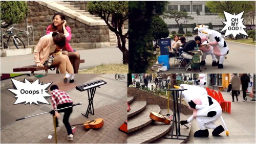  동아오츠카 오라떼가 청소년응원캠페인의 일환으로, 유튜브 코믹영상을 제작했다. ⓒ 동아오츠카