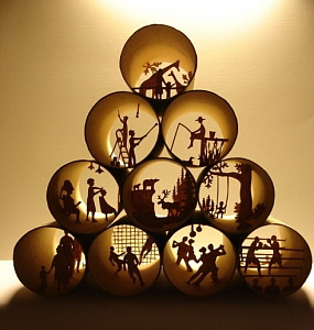  프랑스 아티스트 아나스타샤 에리아스의 페이퍼 아트 작품. ⓒ 네이버 블로그