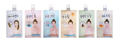  세븐일레븐은 편의점 전용 1000원 균일가 소용량 화장품 6종을 새롭게 출시했다. ⓒ 세븐일레븐