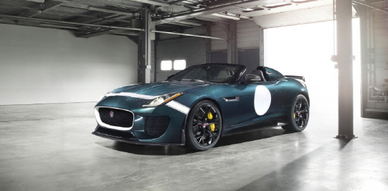  '2014 굿우드 스피드 페스티벌'에서 최초로 공개된 'F-TYPE 프로젝트 7'는 재규어 랜드로버 신설 스페셜 오퍼레이션 팀이 선보이는 첫 번째 고성능 차량으로, 250대 한정 생산될 예정이다. Ⓒ 재규어 랜드로버 코리아
