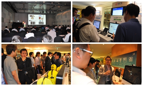  'Partner Zone'에는 후원사 (주)이씨에스텔레콤, (주)부뜰정보시스템, Jabra, (주)아이센트, 대신브이씨에스(주) 부스를 마련 했다.   = 김상준 기자