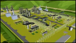  베네수엘라 푸에르토라크루즈 정유공장 조감도. ⓒ 현대건설