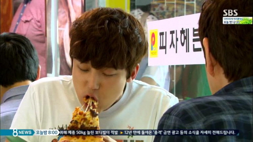  피자헤븐이 드라마 '사랑만 할래'서 46cm 빅사이즈 피자를 소개했다. 피자헤븐에 따르면 방송 후 주문이 폭주했다. ⓒ SBS 드라마 캡처.