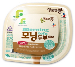  CJ제일제당 행복한콩 모닝두부 오곡참깨. ⓒ CJ제일제당