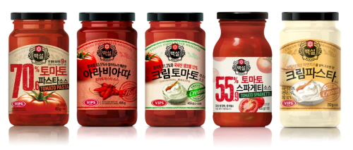  CJ제일제당 백설 파스타 소스. ⓒ CJ제일제당