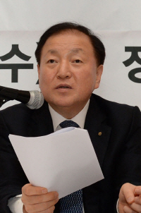 김주하 농협은행 행장이 경기지역 CEO 31명을 수원 아이티컨벤션에 초청해 오찬 간담회를 진행했다. ⓒ 농협은행