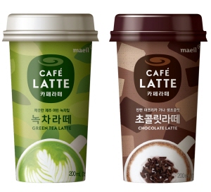  매일유업이 신제품 '녹차라떼'와 '초콜릿라떼' 2종을 출시했다. ⓒ 매일유업