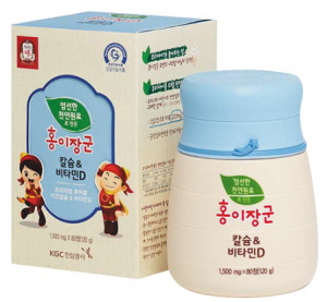  홍이장군 칼슘&비타민D. ⓒ KT&G