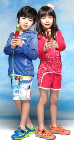  아이더 아동용 워터 스포츠웨어. ⓒ 아이더