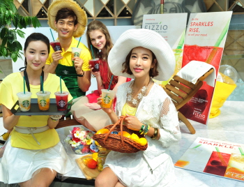  스타벅스 수제 프리미엄 스파클링 음료 스타벅스 피지오. ⓒ 스타벅스커피 코리아