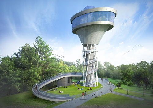  사직공원 전망타워 조감도 ⓒ광주광역시