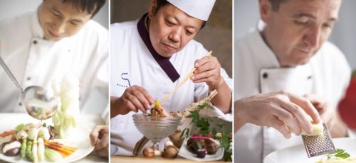  더 플라자 맛 프로젝트 파인 다이닝 외국인 셰프 3인. ⓒ 더 플라자