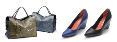  브루노말리 팬시O(왼쪽), 엠보 스티치 웨지힐(오른쪽). ⓒ 금강제화