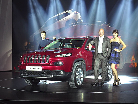  올 뉴 체로키는 뛰어난 오프로드 성능 및 동급 최초의 9단 자동변속기, 동급 최고 수준의 첨단 기술과 사양 등을 갖춘 중형 프리미엄 SUV다. = 노병우 기자