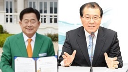 조충훈 순천시장(사진왼쪽)과 이건식 김제시장. ⓒ순천.김제시.