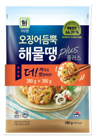  사조 대림 선 오징어 듬뿍 해물 땡 플러스. ⓒ 사조대림