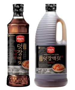  CJ제일제당 하선정 명품덧장액젓 까나리 2종. ⓒ CJ제일제당
