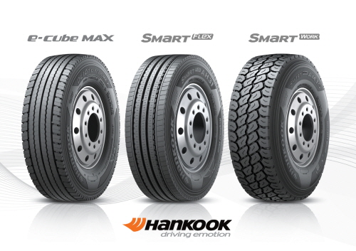  경제성과 친환경성을 갖추고 연비와 마일리지를 크게 향상시킨 한국타이어 TBR 타이어. ⓒ 한국타이어